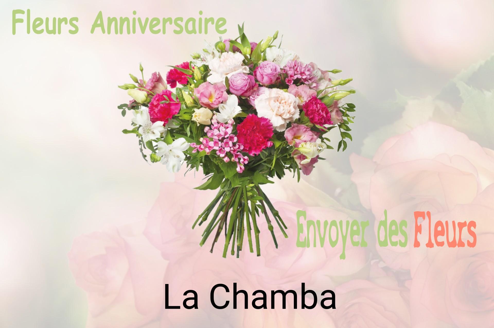 Bouquet de fleurs d’anniversaire livré à La Chamba